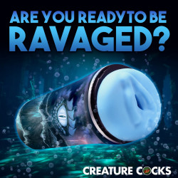 Creature Cocks Masturbateur Creature Pussidon Bleu